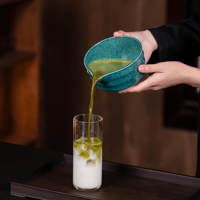 Premium Matcha Ceremony Set – Complete 9-Pcs Ritual Kit – Presented in Luxury Magnetic Gift Box, Perfect for Gifting or Self-Care (Parrot Green) - Bloomnest
