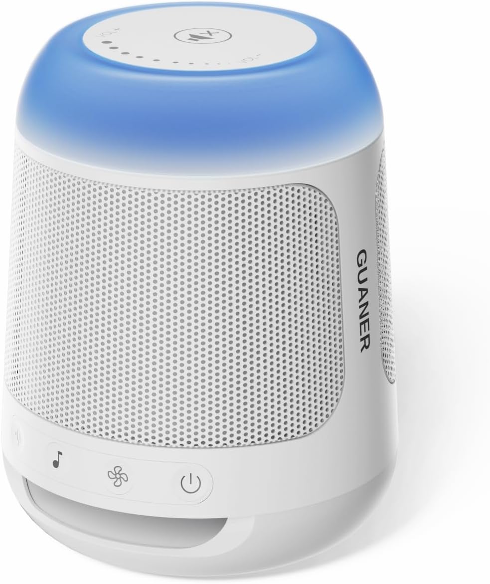 White Noise Machine for Sleeping with Night Light，Baby Sound Machine– 29 Soothing Sounds，Rechargeable White Noise Machine for Kids Adults Sleep, Portable Lullaby Machine Baby Soother