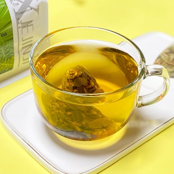XIEJINJI Senna Tangerine Peel Tea Bags, 40 Count, 4.2g Each – Gentle Daily Cleanse for Constipation Relief & Digestive Balance, Caffeine-Free - Bloomnest