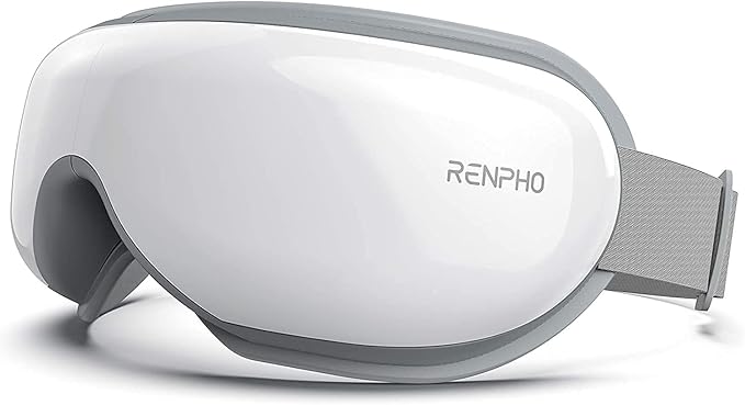 RENPHO Eyeris 1 Eye Massager with Heat, Christmas Birthday Gifts for Women Men Mom Dad Her Him, FSA Eligible HSA Eye Mask for Migraine, Smart Sleep Mask for Dry Eyes Relax, Reduce Strain - Bloomnest