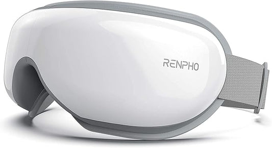 RENPHO Eyeris 1 Eye Massager with Heat, Christmas Birthday Gifts for Women Men Mom Dad Her Him, FSA Eligible HSA Eye Mask for Migraine, Smart Sleep Mask for Dry Eyes Relax, Reduce Strain - Bloomnest