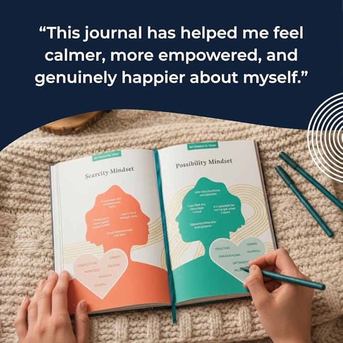 Big Life Journal – Guided Journal for Adults – Growth Mindset Workbook for Self-Improvement, Reflection & Gratitude – Build Habits & Manage Stress – Self-Care Gift for Men, Women & Office Friends - Bloomnest