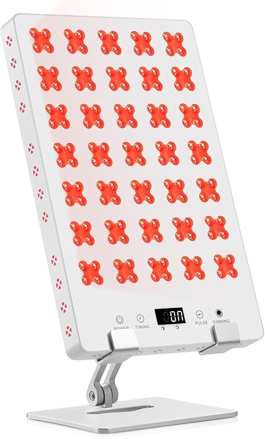 Red Light Therapy Panel for Body, 660nm Red & 850nm Near Infrared Light Therapy Panel for Full Body & Face Supports Pain Relief, Skin Care, Recovery, Sleep & Performance iPlantop