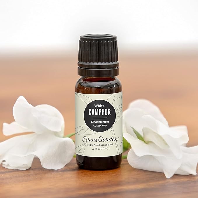 Edens Garden Camphor- White Essential Oil- 100% Pure Premium Grade, Undiluted, Natural, Therapeutic, Aromatherapy, The Best for Diffuser, Hair, Laundry, Humidifiers 30 ml (1 fl oz) EdensGarden