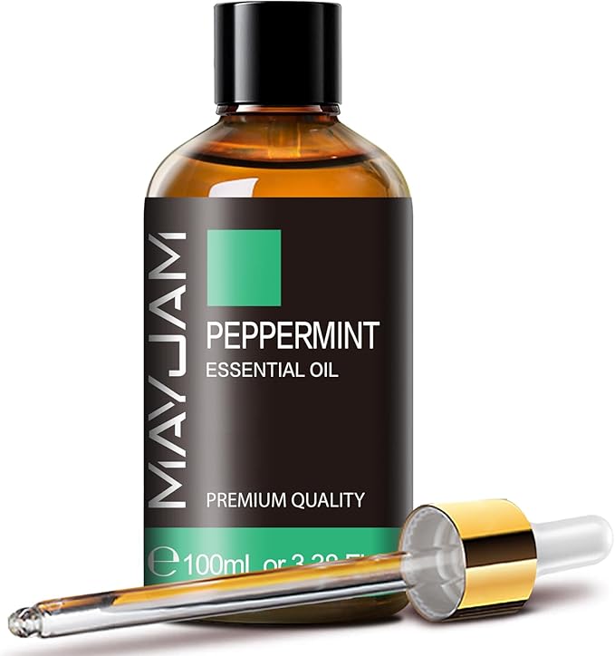 Peppermint Essential Oil - Huge 3.38 Fl Oz - Premium Grade Peppermint Oil Essential Oil for Diffuser, Hair Care, Skin Care, Aromatherapy, Massage, Soap and Candle Making - Bloomnest