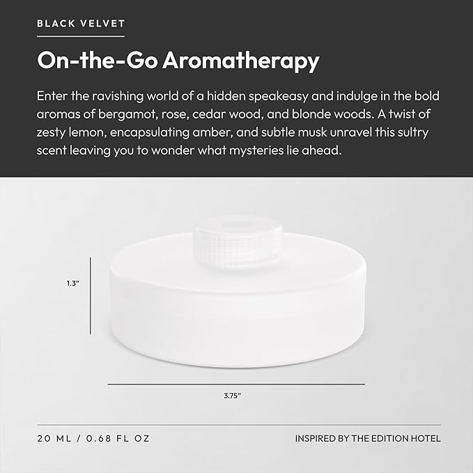 Aroma360 - Smart Car Diffuser Oil - Black Velvet - Premium Car Air Freshener Cartridge - Zesty Citrus, Black Fig, & Floral Rose - Essential Oils - Vegan - Aromatherapy - Cars, Trucks, SUVs, RVs & More - Bloomnest