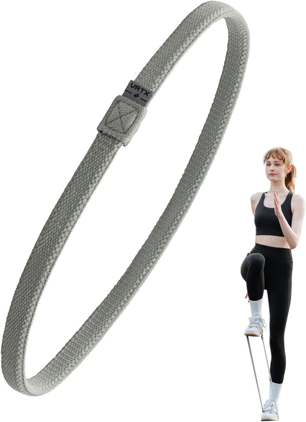 VRTX Swift Bands for Glutes & Legs Exercise | Booty Bands for Home & Gym Workout | Fabric Resistance Bands with Soft Mesh Cloth | Skin-Friendly, Non-Slip Hip Circle – Single Pack