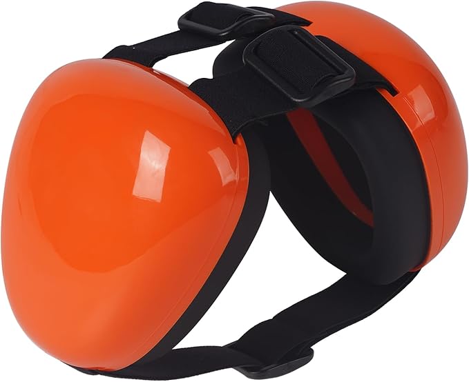 Dog Earmuffs for Hearing Protection 29dB NRR Ear Muffs Noise Protection (Small, Orange) - Bloomnest