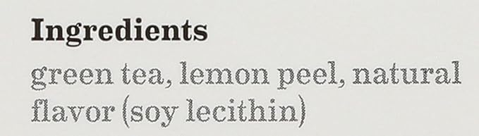 BigelowTea Green Tea With Lemon (Caffeinated), 20 Count - Bloomnest