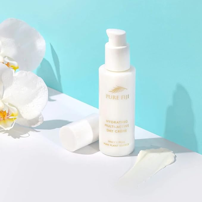 PURE FIJI Hydrating Day Face Cream Multi Active Hydrating Face Moisturizer Gel Cream to Hydrate and Smooth Skin, Natural Formula for All Skin Types 1.7 Fl.Oz - Bloomnest