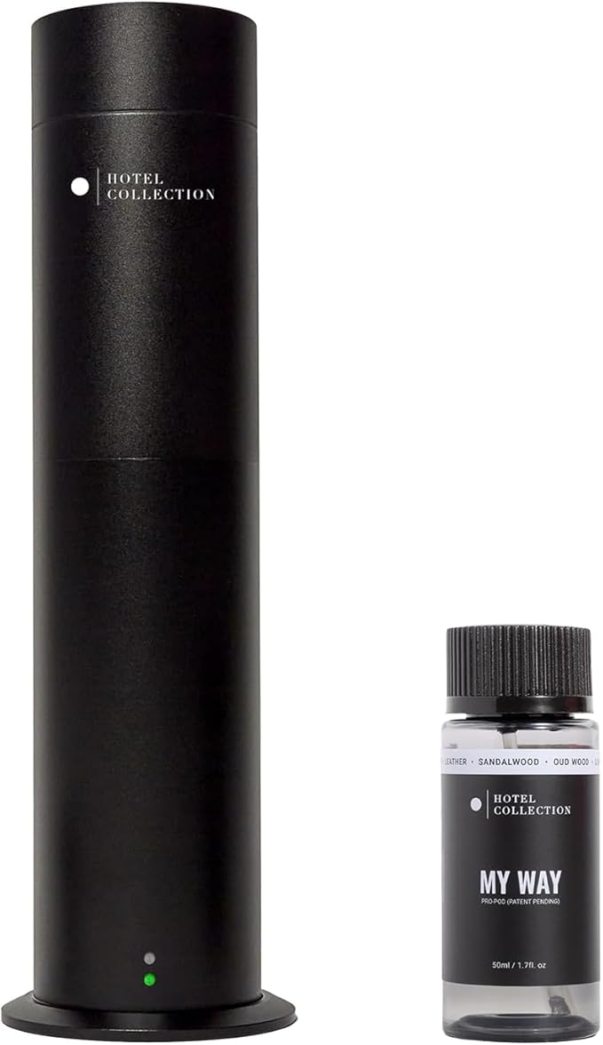 Hotel Collection-Studio Pro Essential Oil Diffuser-600 sq ft Coverage-Cordless & Portable with Remote-Cold-Air Diffusion Technology Plus Oil-My Way Pro-Pod-Aromatherapy Essential Fragrance Oil - Bloomnest