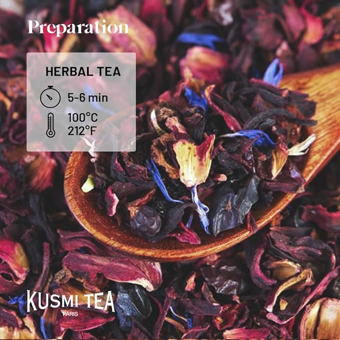 Kusmi Tea - Iced Teas Gift Set - Sampler Assortment Variety Box - Organic Teas - Gift Idea for Men and Women - Flavored Infusions, Hibiscus, Rooibos, Green Tea - 6 Iconic Blends - 24 Tea Bags - Bloomnest