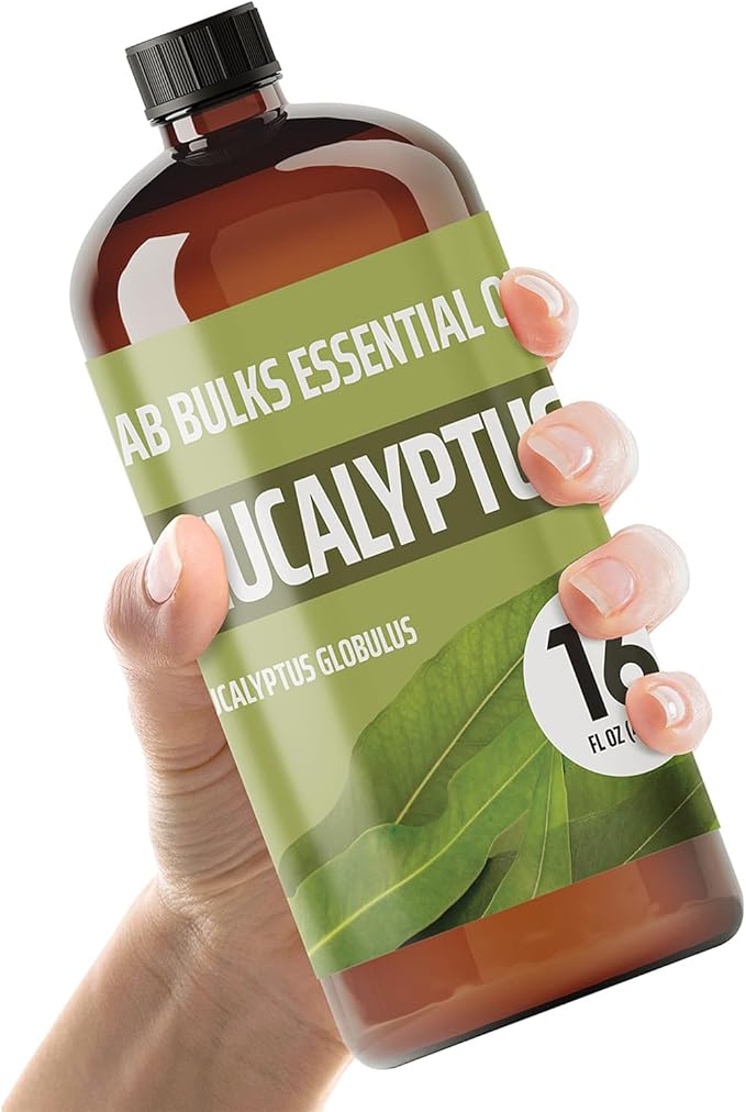 Lab Bulks Essential Oil Eucalyptus Essential Oil 16 oz (473 ml) for Diffusers, Home Care, Candles, Aromatherapy, Candle Making - Bloomnest
