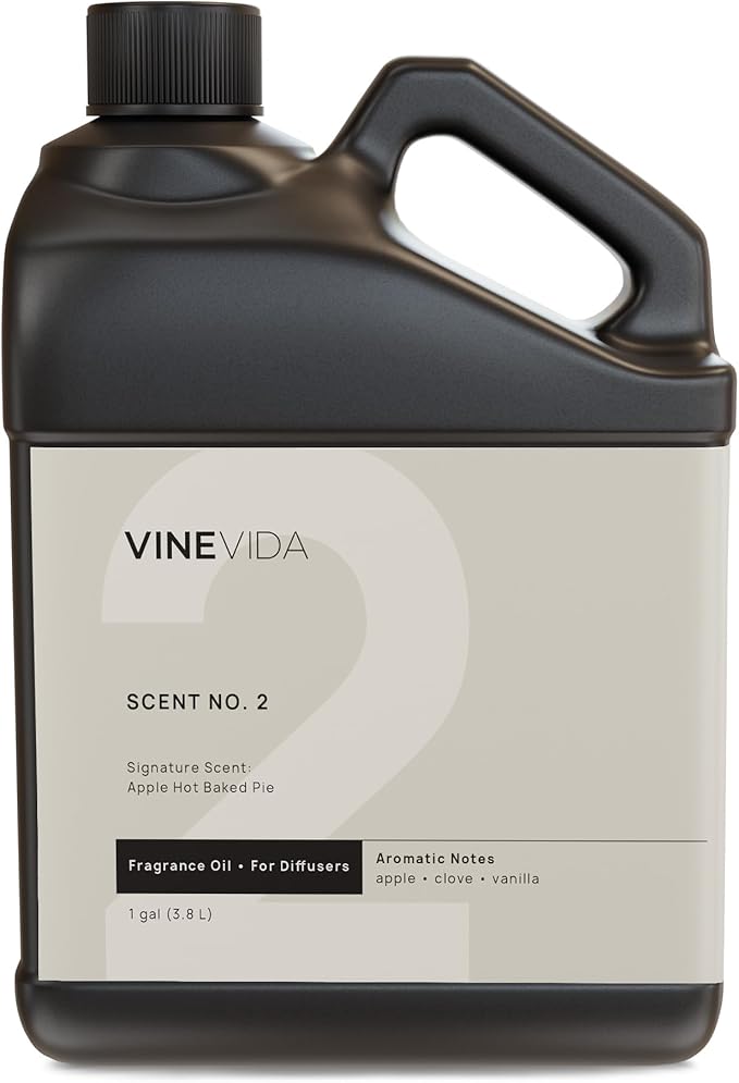 VINEVIDA [128 Fl Oz] Apple Hot Baked Pie Fragrance Oil for Cold Air Diffusers, Essential Oils for Diffuser Oil Refill & Air Freshener Room Spray - Bloomnest