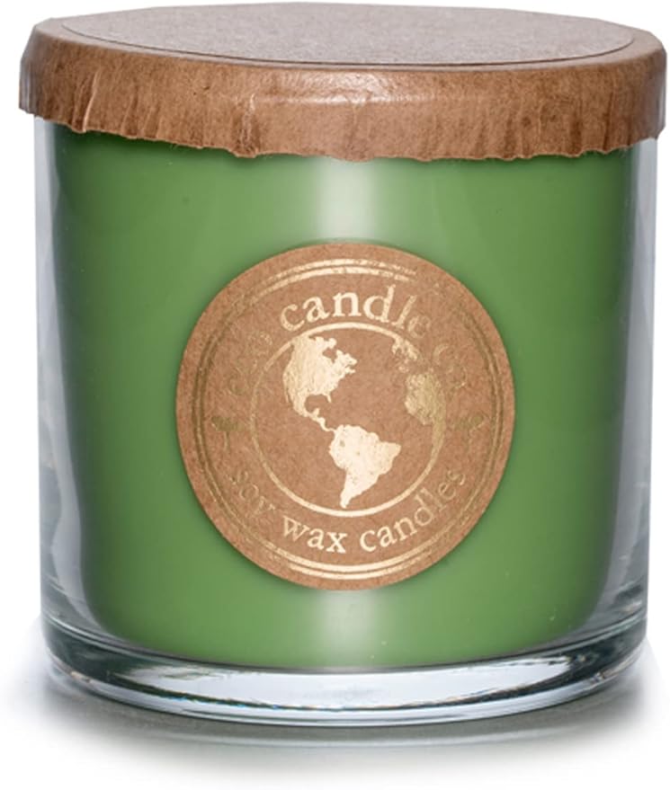 ECO CANDLE CO. Recycled Candle, Caramel Apple, 6 oz. - Scents of Granny Smith Apples and Creamy Caramel - 100% Soy Wax, No Lead, Kraft Paper Label & Lid, Hand Poured, Phthalate Free, Midwest Soybeans - Bloomnest