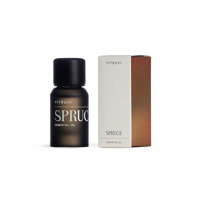 Vitruvi Spruce, 100% Pure Premium Essential Oil (0.3 fl.oz) vitruvi