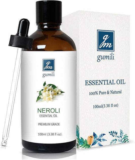 Neroli Essential Oil, Pure Neroli Oil for Diffuser - 3.38 Fl Oz 100ml - Bloomnest