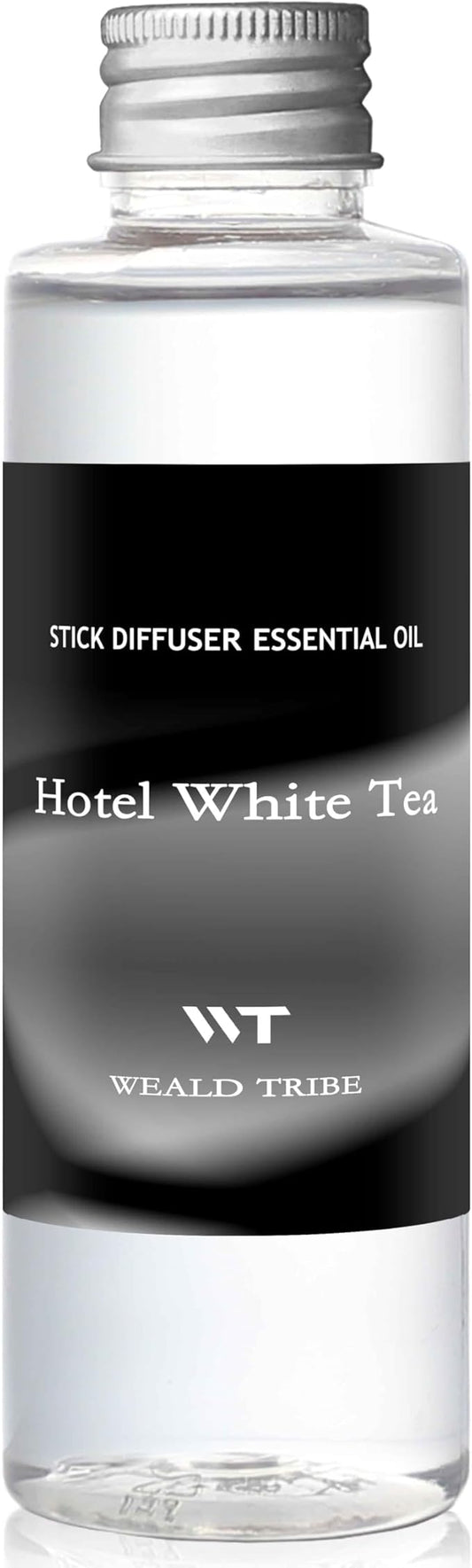 WEALD TRIBE Stick Diffuser Set, Diffuser Oil Refill, Stick Diffuser | Hotel White Tea Scent 4 fl oz(120ml) Home Fragrance Defusers | Scented Essential Oil Diffuser Sets with 6 Sticks - Bloomnest