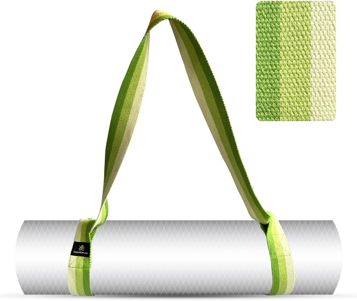 Yoga Mat Carrier Strap | Adjustable Mat Holder Sling for Carrying Mats | Thick & Comfy Texture | Yoga Mat Strap