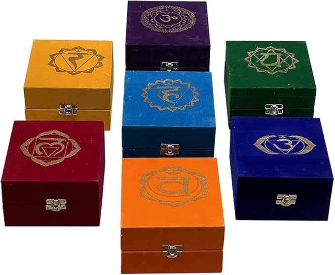 Chakra Singing Bowls Set Cuencos Tibetanos With Cushion Mallet Tulsi Beads Mala Tibetan Prayer Flag For Meditation Mindfulness - Style2 Size Small TRUMIRI