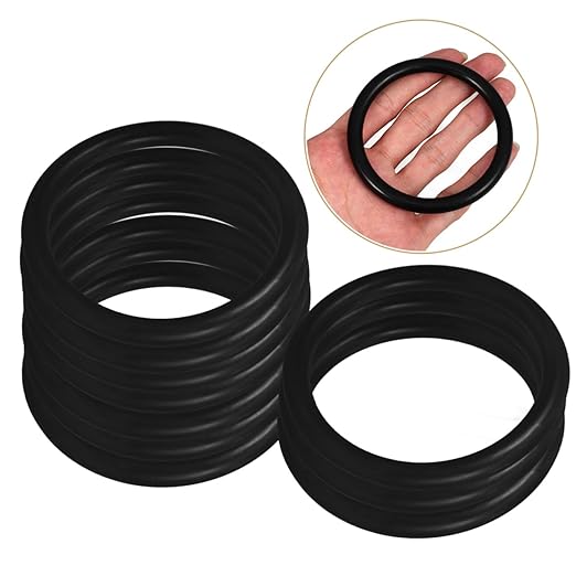 10Pcs Rubber Rings for Singing Bowl Sound Bowl Gasket Cushion Pad 2.95 Inch Durable Epdm O-Ring for Meditation Instruments - Bloomnest