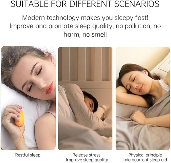 Aimery Anxiety Device - Handheld Relaxation Device, Portable Sleep Aid for Stress Relief and Restful Sleep, Rechargeable Sleep Device for Improved Relaxation and Sleep Quality