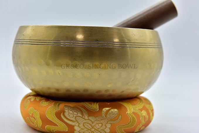 6.25 Inch Authentic Hand Beaten Tibetan Hand Hammared Singing Bowl from Nepal-Meditation Bowl,Healing - Bloomnest