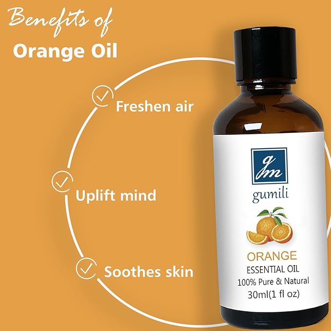 Orange Essential Oil 1 Oz – 100% Pure Sweet Orange Oil for Diffuser, Skin, Body, Spray, Massage & DIY - Bloomnest