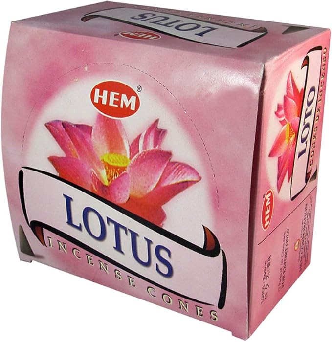 Lotus Incense Cones and Cone Incense Burner Bundle Insence Insense Hem Incense TRUMIRI
