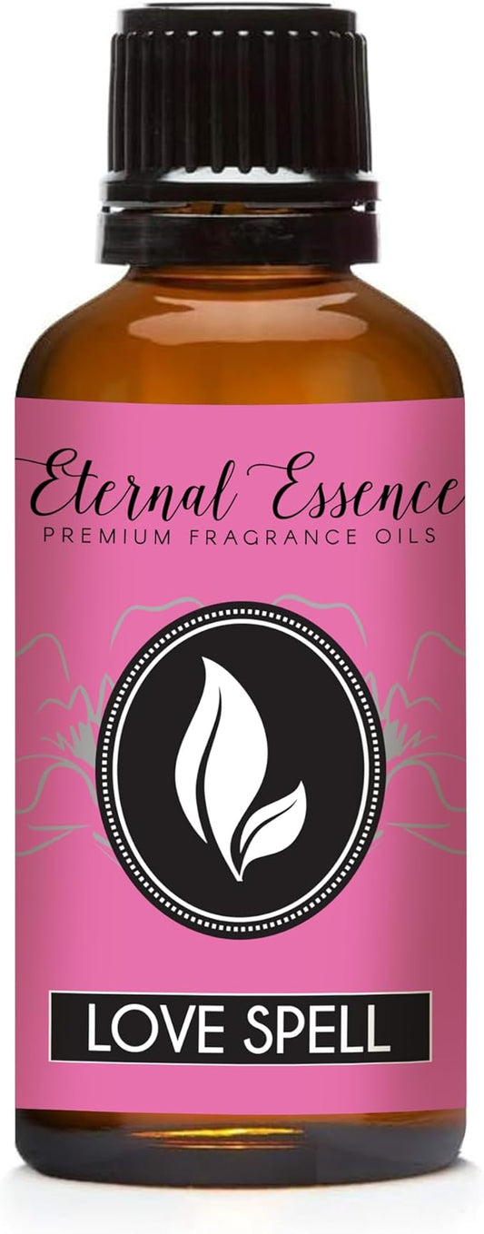 Eternal Essence Oils Love Spell Type Premium Fragrance Oil 30ml - for Candle, Soap Making, Aromatherapy, Diffusers, Home Care & Humidifiers EternalEssenceOils