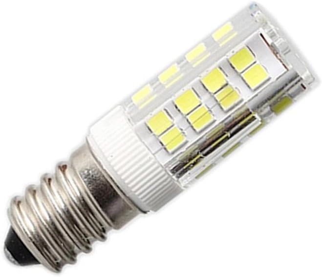 E14 LED Light Bulb Daylight White 6000K 120V,E14 European Base for Cooker Hood Bulbs,Range Hood Light Bulbs,Refrigerator Bulb,Turkish Moroccan Bulb Replace(5-Pack) - Bloomnest