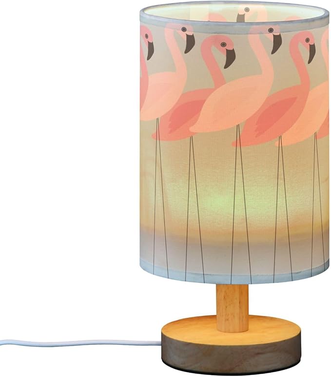 Animal Flamingo LED Table Lamp with USB Port Night Light Bedroom Lamps for Nightstand Living Room Dorm Home Office Desk - Bloomnest