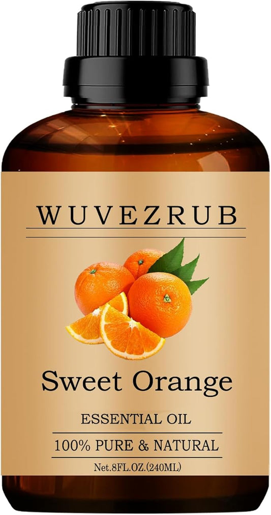 SweetOrange Essential Oils,240ML Pure and Natural Essential Oil for Aromatherapy Diffuser - SweetOrange /8 Fl Oz - Bloomnest