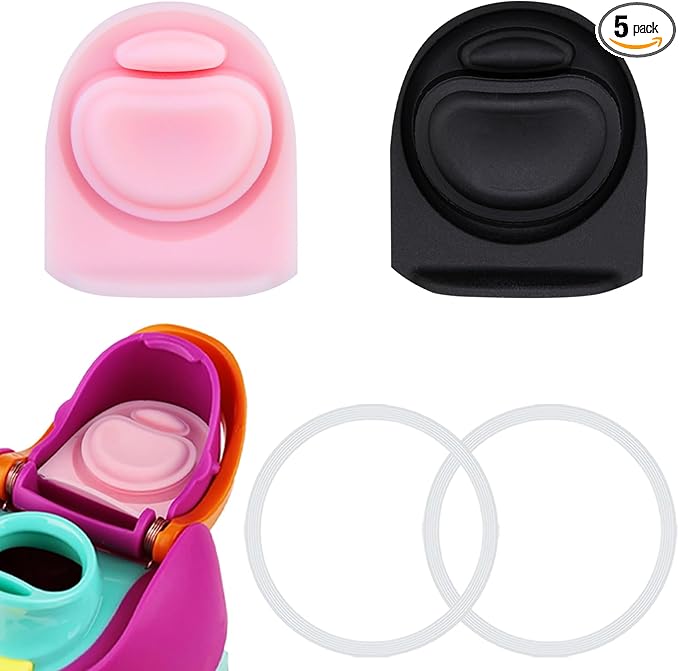 2 Sets Replacement Stopper and O Ring Gasket Compatible with Owala FreeSip 24oz 32oz,Water Bottle Lid Insert Cap Rubber Seal Parts for Owala 16/19/24/32/40oz Mouthpiece Accessories FA2 Frokolla