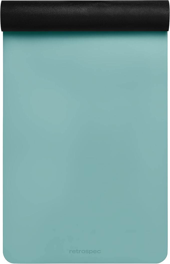 Retrospec Laguna 5mm Yoga Mat - Fitness Mat for Women, Men & Children, Slip-Resistant and Moisture Absorbing Exercise Mat for Home, Pilates, Yoga and Floor Workouts - Bloomnest