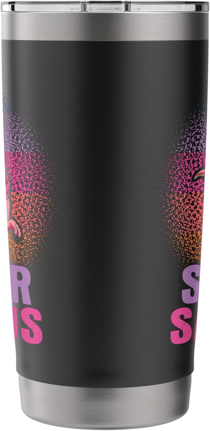 Sistersaurus - Dinosaur Family Kids Sisters Sibling Reveal Stainless Steel Insulated Tumbler - Bloomnest