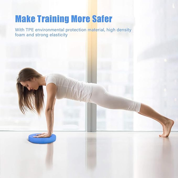 Foam Balance Pad(Large or XL),5BILLION Stability Pad for Physical Therapy,Non-Slip Exercise Balance Pad for Balance workouts,Yoga Knee Pad for Gym Fitness Stretching Pilate - Bloomnest