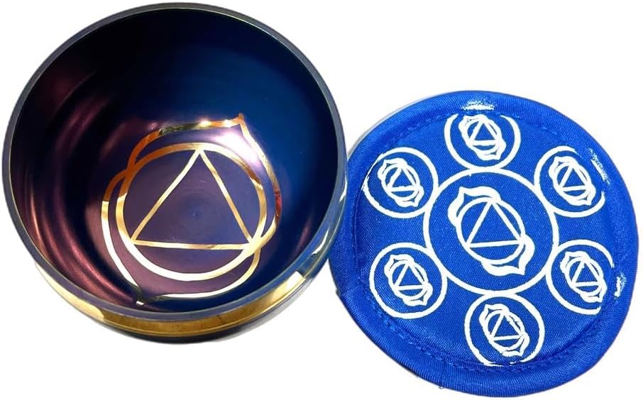 3 inches Throat Chakras Singing Bowl Meditation Bowls for Relaxation and Healing