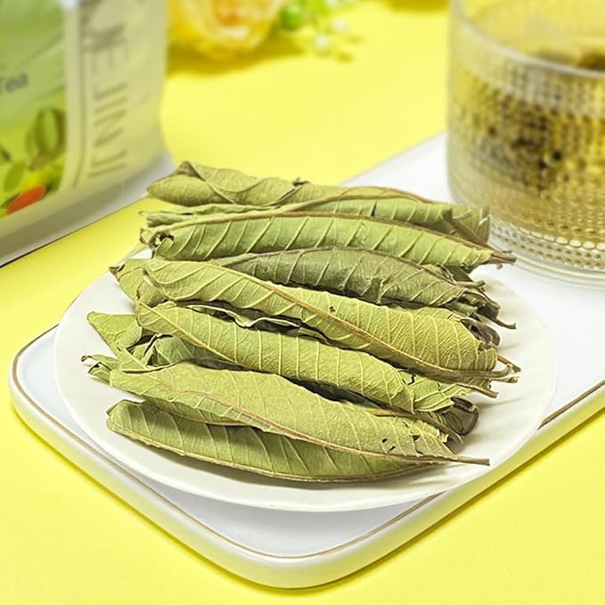 XIEJINJI Guava Leaf Tea Bags, 40 Count, Hojas De Guayaba, Made from 100% Natural Guava Leaves, No Flavoring & No Additives & Caffeine Free, Pyramid Clear Filter Teabag - Bloomnest