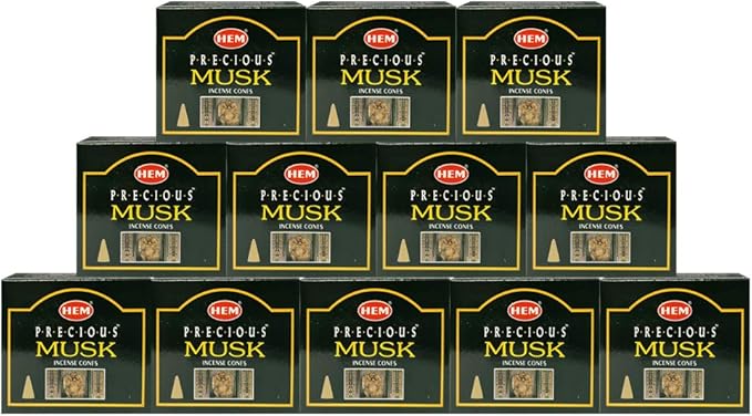 Precious Musk Incense Cones And Cone Incense Burner Bundle Insence Insense Hem Incense