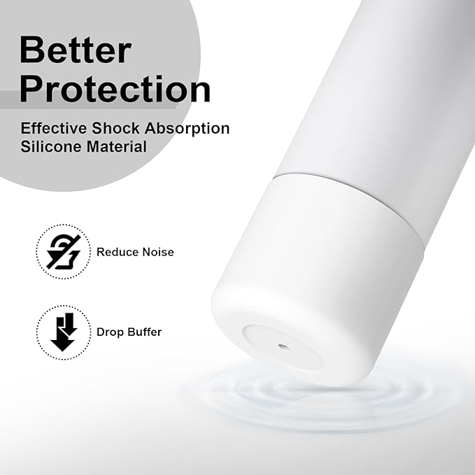 2PCS Silicone Water Bottle Boot for Owala 24oz 32oz 40oz, Anti-Slip Protective Sleeve Bottom Bumper Protector for FreeSip, Twist, and Flip Stainless Steel Water Bottles Alwenid