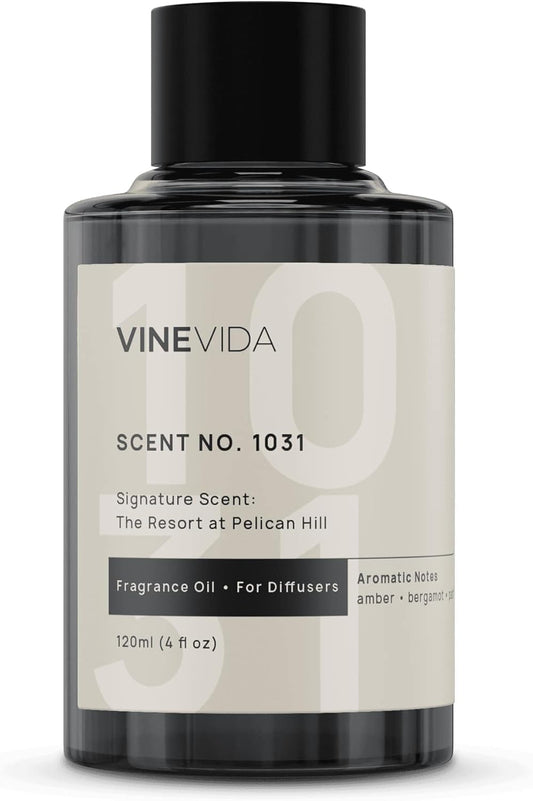 VINEVIDA Scent NO. 1031 Fragrance Oil for Cold Air Diffusers - 120mL (4oz) - Inspired by: The Resort at Pelican Hill Hotel Fragrance Diffuser Oil - Hotel Scents for Home - Diffuser Oil