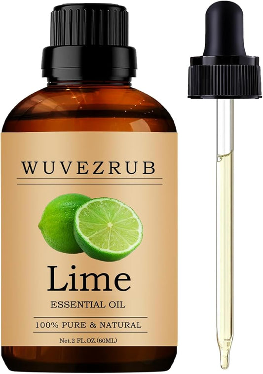 Lime Essential Oil -, Pure and Natural, 60ML / 2 Fl Oz for Aromatherapy Diffuser - Bloomnest