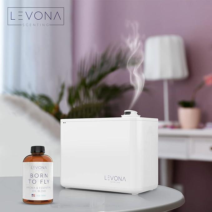Levona Scent Essential Oil for Diffuser: Home Luxury Fragrance Scent - Aroma Diffuser Oil Refill - Hotel Diffuser Essential Oils for Humidifiers - 700 Ml/ 23oz Essential Oils - Born to Fly - Bloomnest