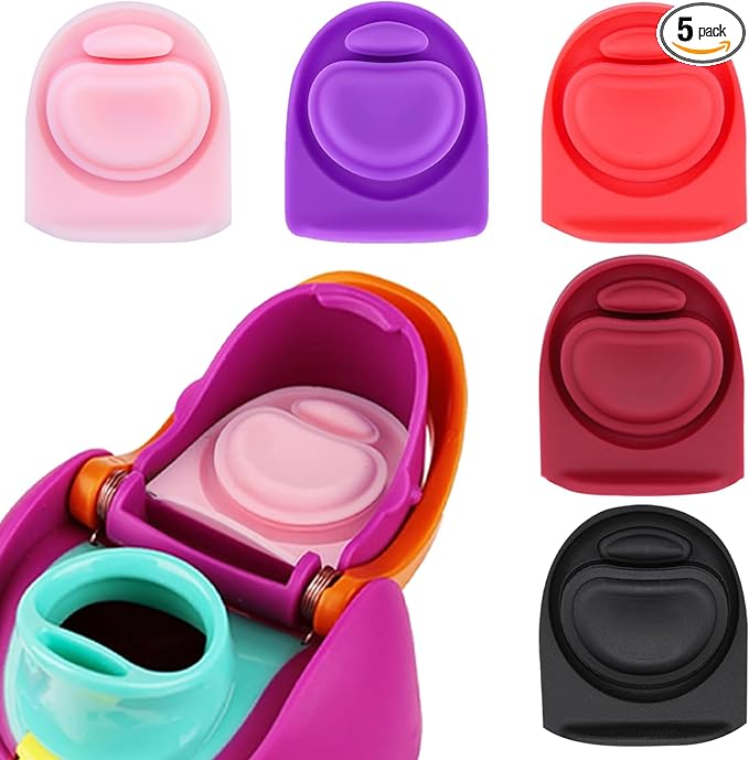 5pcs Replacement Stopper Seal Compatible with Owala FreeSip 24oz 32oz,Water Bottle Lid Insert Cap Rubber Seal Parts for Owala 16/19/24/32/40oz Spout Gasket Mouth piece Accessories F2 Frokolla