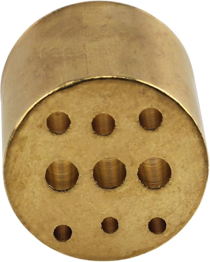 E-outstanding Incense Holder Brass Incense Burner Holder with 9 Different Sizes Holes Incense Stick Holder - Bloomnest