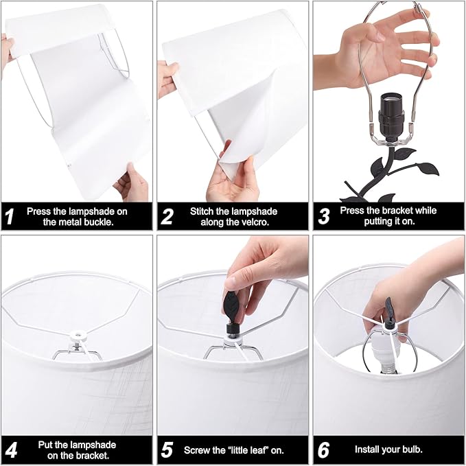 Kakanuo USB Table Lamp Bedside Lamp with USB C Charging Ports, White Traditional Nightstand Lamp Desk Lamp Large Retro Table Lamp for Bedroom and Living Room - Bloomnest