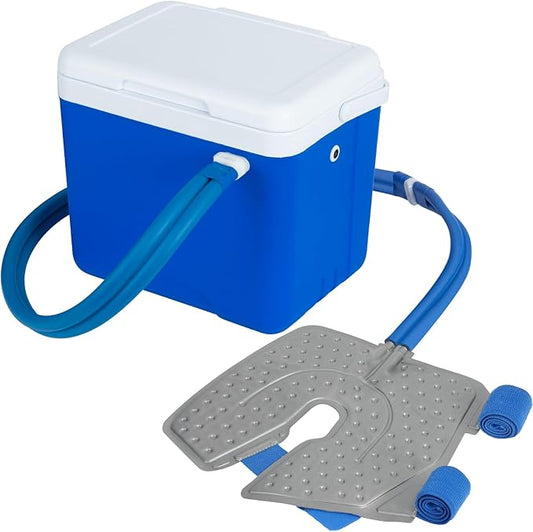 Cold Therapy Machine After Surgery Ice Machine with Knee Flexible Pad, Cryotherapy Machine for Knee Pain, Sprains, Swelling, Other Injuries, Quiet Pump,Timing Function (14 Quart) - Bloomnest