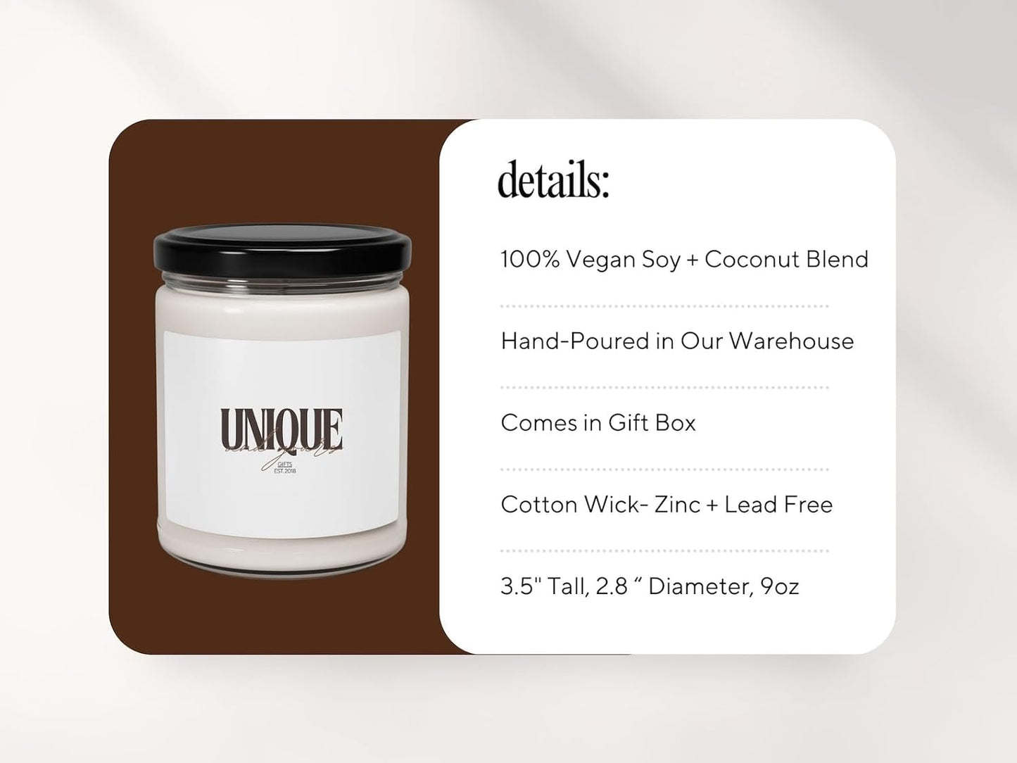 Engagement Candle, Smells Like Jackpot, Funny Personalized Engagement Gift Party Favor, Custom Candle for Bride Groom or Wedding Party, Soy Wax Hand Poured, Handmade in The USA (Cozy Coffee House)