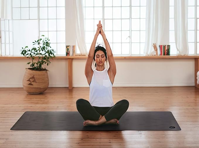 IUGA Pro Yoga Mat Non Slip Pilates Mat Anti-tear Eco Friendly Hot Yoga Mat with SGS Certified Material Free Carrying Strap Included